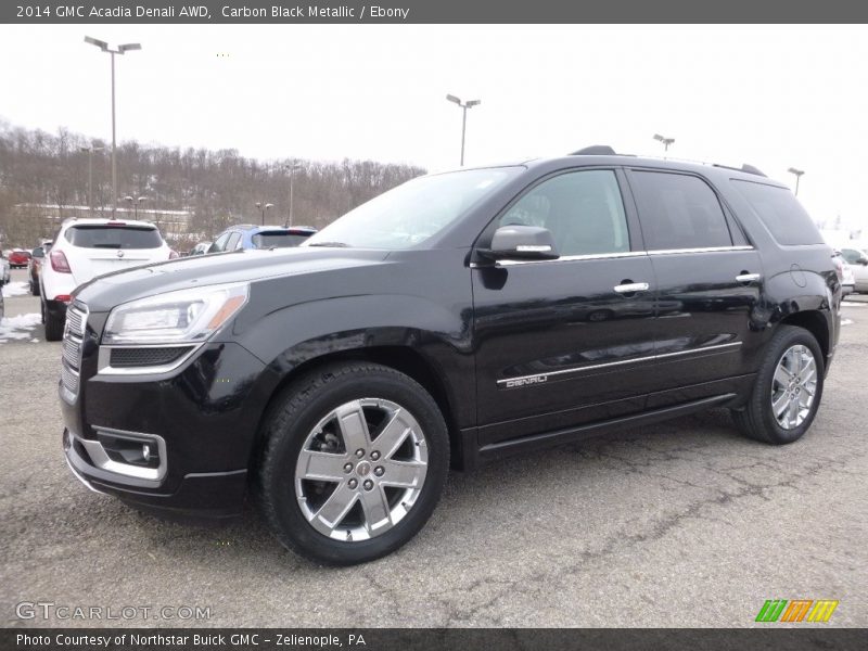 Carbon Black Metallic / Ebony 2014 GMC Acadia Denali AWD