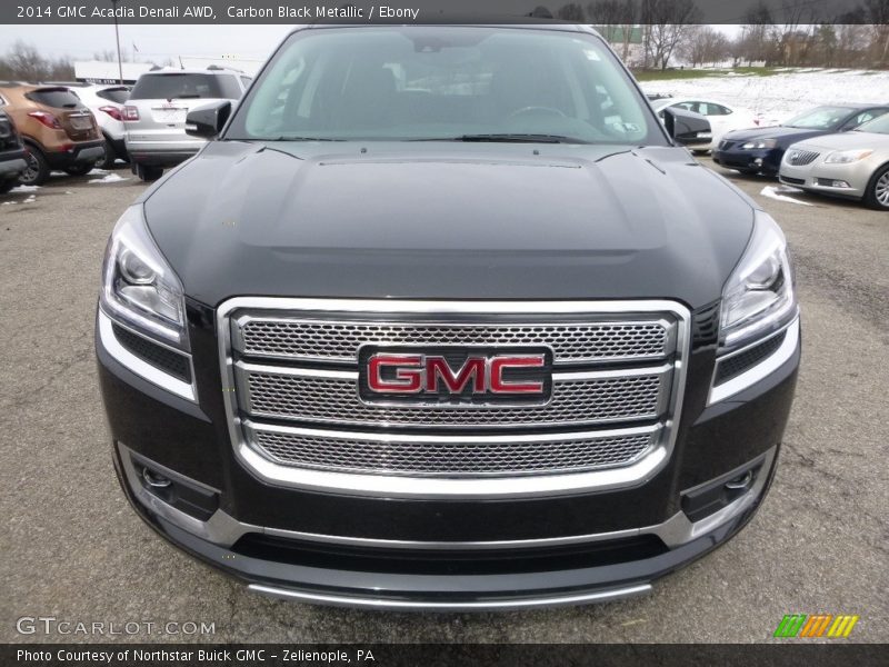Carbon Black Metallic / Ebony 2014 GMC Acadia Denali AWD