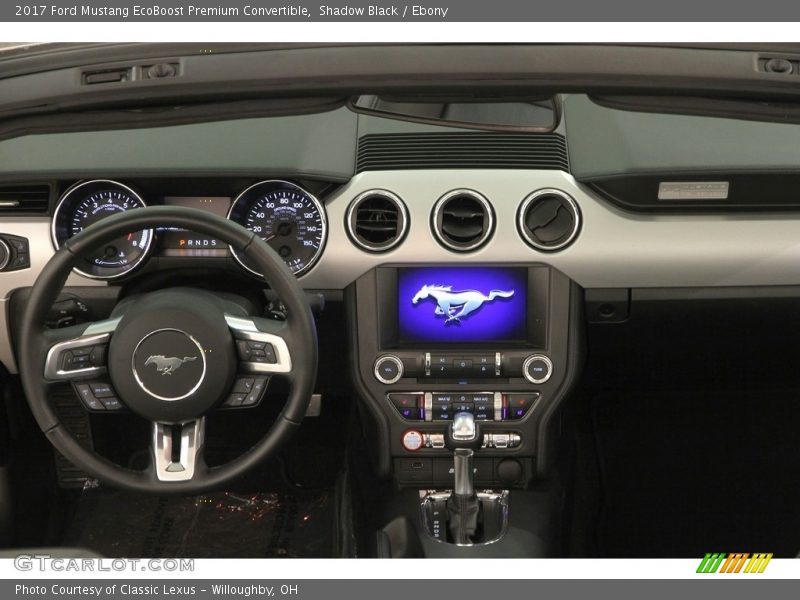 Shadow Black / Ebony 2017 Ford Mustang EcoBoost Premium Convertible