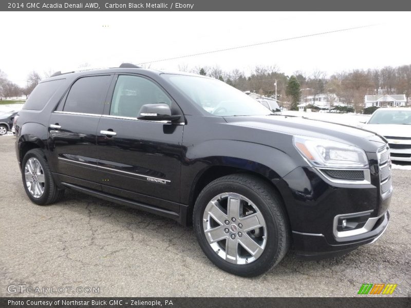 Carbon Black Metallic / Ebony 2014 GMC Acadia Denali AWD