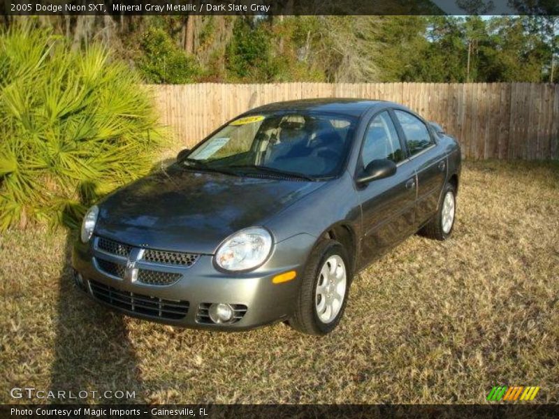 Mineral Gray Metallic / Dark Slate Gray 2005 Dodge Neon SXT