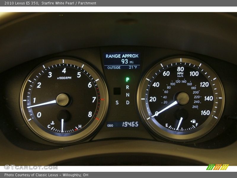Starfire White Pearl / Parchment 2010 Lexus ES 350