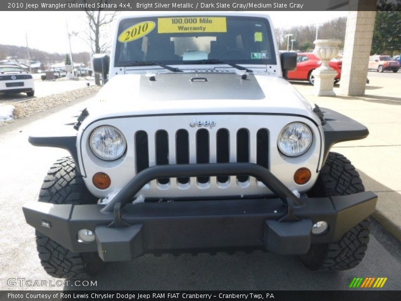 Bright Silver Metallic / Dark Slate Gray/Medium Slate Gray 2010 Jeep Wrangler Unlimited Sahara 4x4