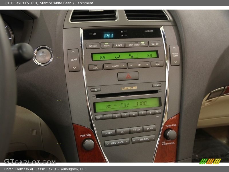 Starfire White Pearl / Parchment 2010 Lexus ES 350