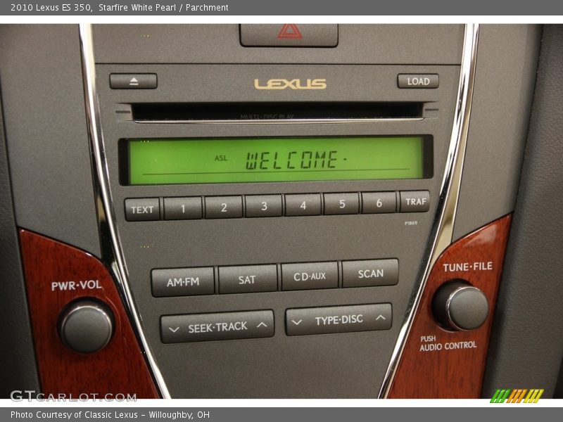 Starfire White Pearl / Parchment 2010 Lexus ES 350