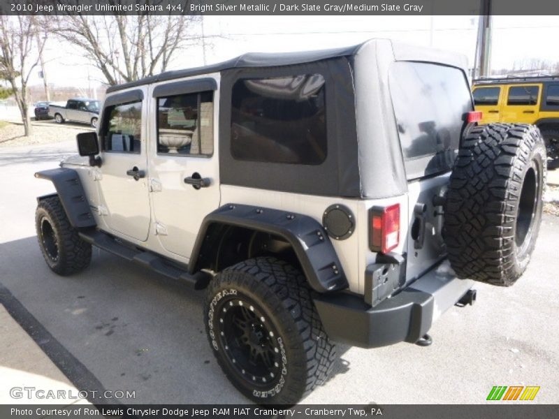 Bright Silver Metallic / Dark Slate Gray/Medium Slate Gray 2010 Jeep Wrangler Unlimited Sahara 4x4