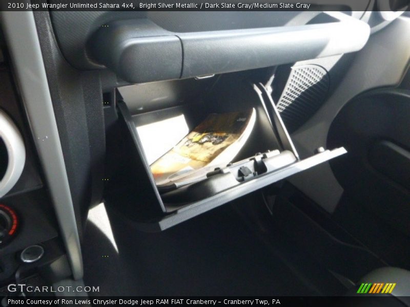 Bright Silver Metallic / Dark Slate Gray/Medium Slate Gray 2010 Jeep Wrangler Unlimited Sahara 4x4