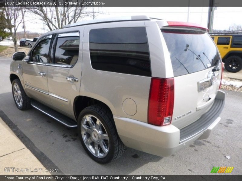 Quicksilver / Ebony/Ebony 2007 Cadillac Escalade AWD