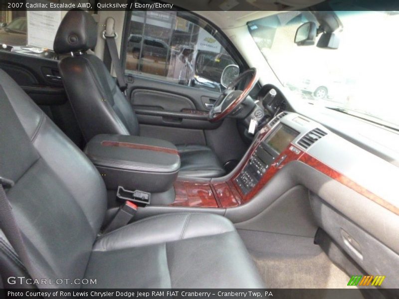 Quicksilver / Ebony/Ebony 2007 Cadillac Escalade AWD