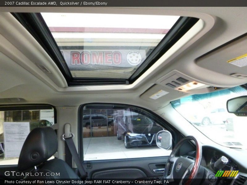 Quicksilver / Ebony/Ebony 2007 Cadillac Escalade AWD