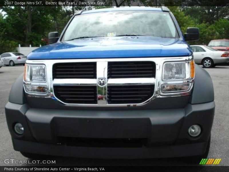 Electric Blue Pearl / Dark Slate Gray 2007 Dodge Nitro SXT