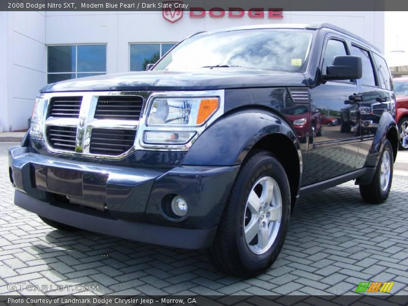 Modern Blue Pearl / Dark Slate Gray 2008 Dodge Nitro SXT