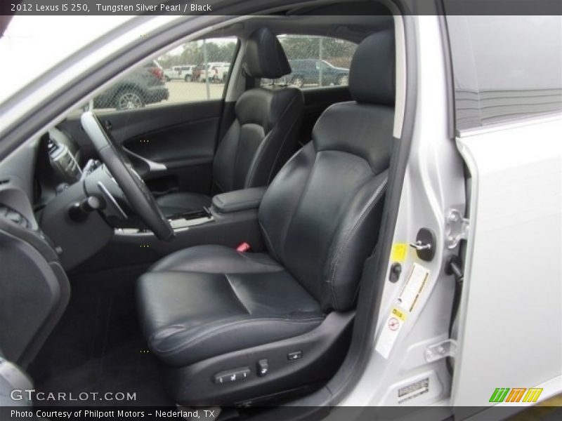 Tungsten Silver Pearl / Black 2012 Lexus IS 250