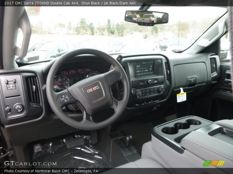  2017 Sierra 2500HD Double Cab 4x4 Jet Black/Dark Ash Interior