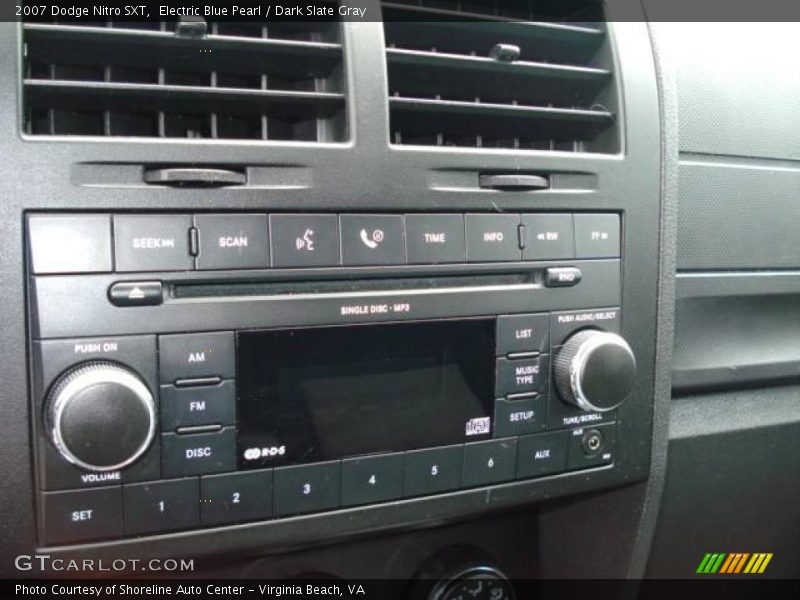 Electric Blue Pearl / Dark Slate Gray 2007 Dodge Nitro SXT