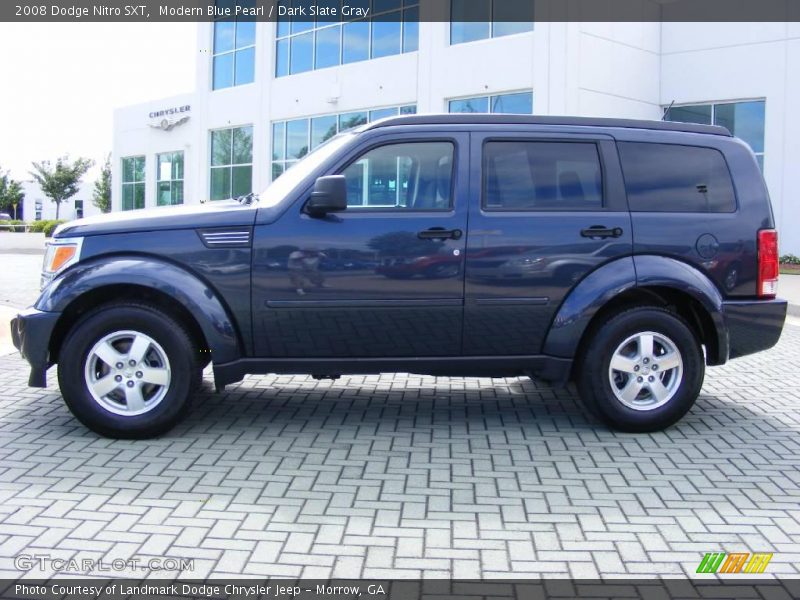 Modern Blue Pearl / Dark Slate Gray 2008 Dodge Nitro SXT