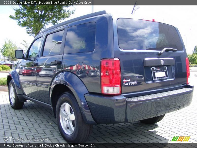 Modern Blue Pearl / Dark Slate Gray 2008 Dodge Nitro SXT