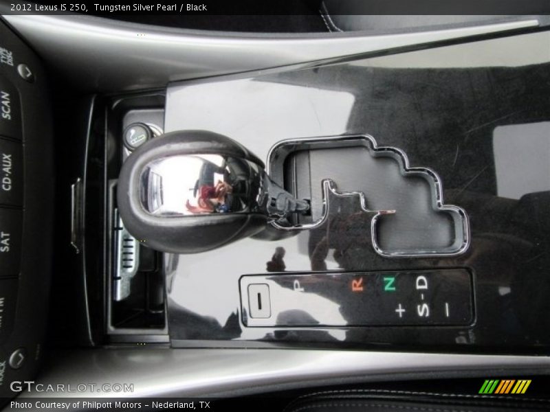 Tungsten Silver Pearl / Black 2012 Lexus IS 250