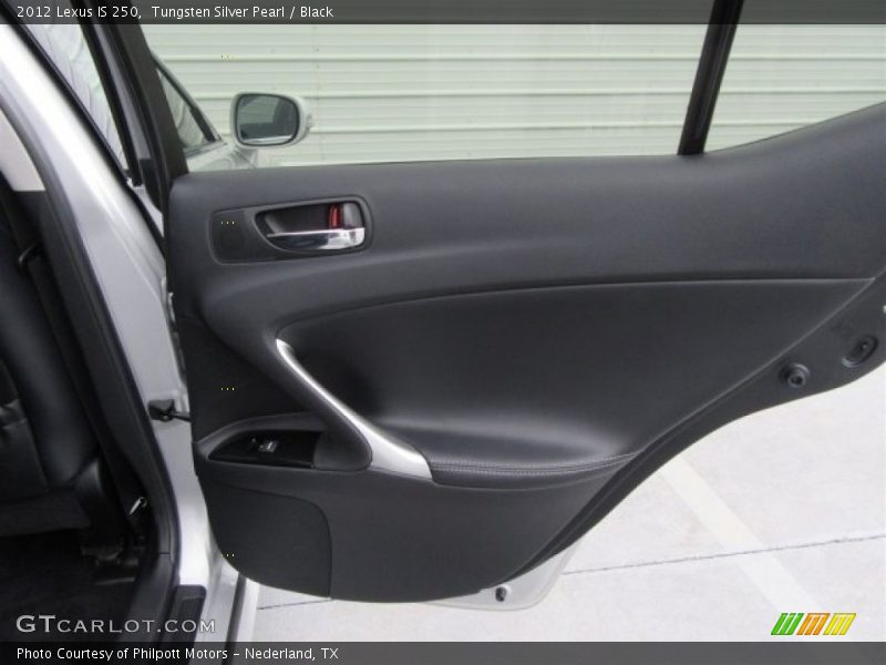 Tungsten Silver Pearl / Black 2012 Lexus IS 250