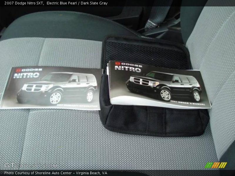 Electric Blue Pearl / Dark Slate Gray 2007 Dodge Nitro SXT