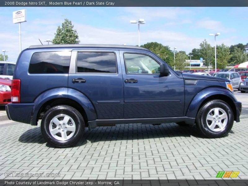 Modern Blue Pearl / Dark Slate Gray 2008 Dodge Nitro SXT