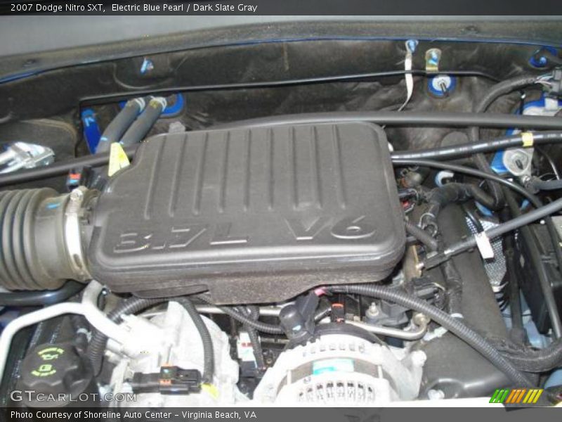 Electric Blue Pearl / Dark Slate Gray 2007 Dodge Nitro SXT