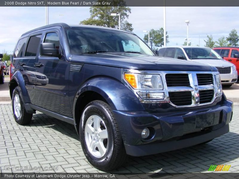 Modern Blue Pearl / Dark Slate Gray 2008 Dodge Nitro SXT