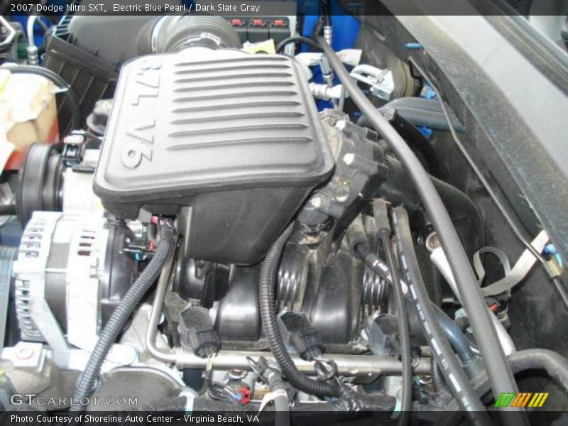 Electric Blue Pearl / Dark Slate Gray 2007 Dodge Nitro SXT