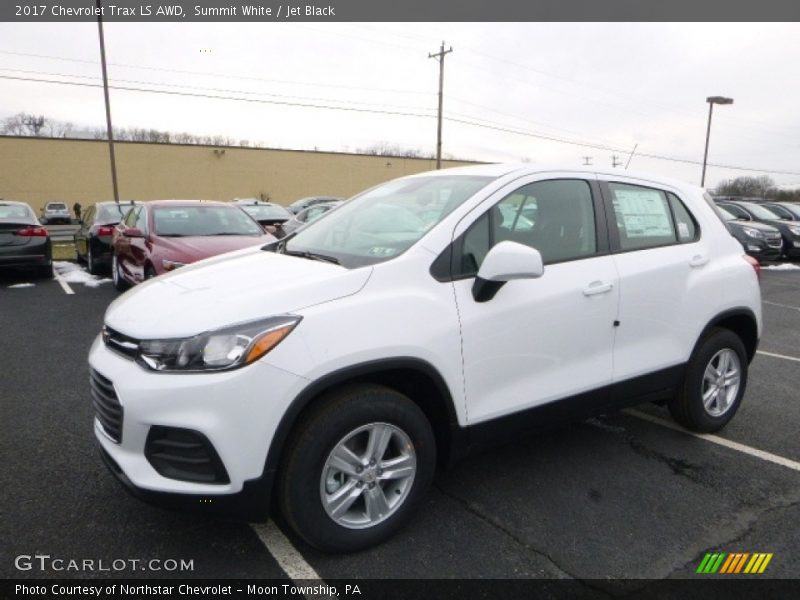 Summit White / Jet Black 2017 Chevrolet Trax LS AWD