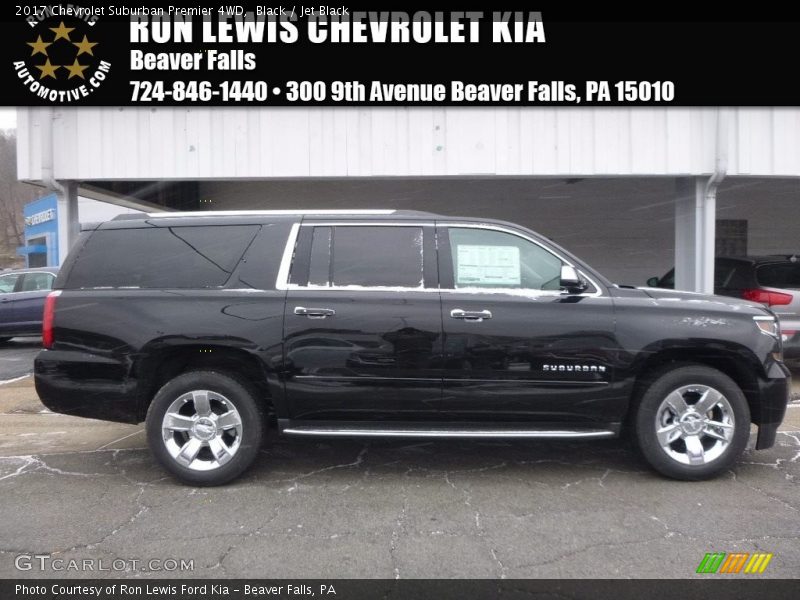 Black / Jet Black 2017 Chevrolet Suburban Premier 4WD
