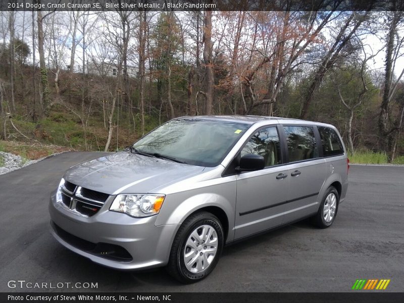 Billet Silver Metallic / Black/Sandstorm 2014 Dodge Grand Caravan SE