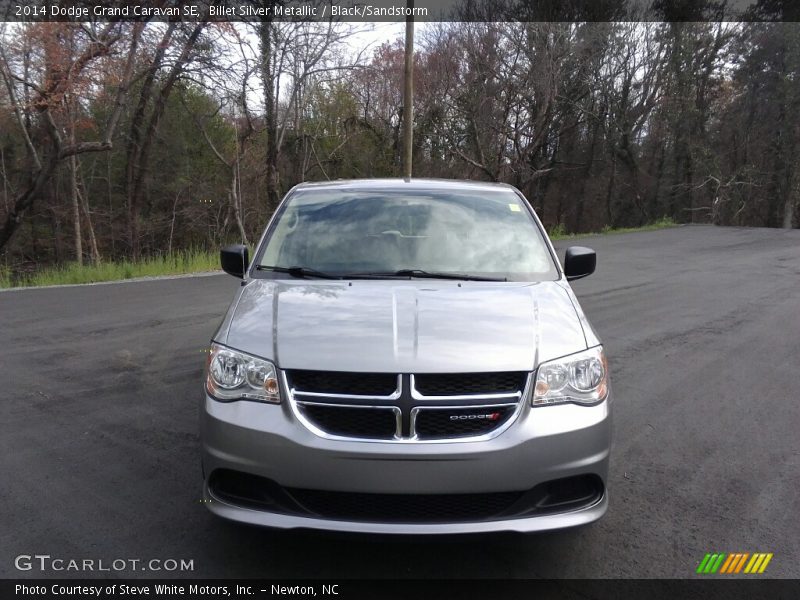 Billet Silver Metallic / Black/Sandstorm 2014 Dodge Grand Caravan SE