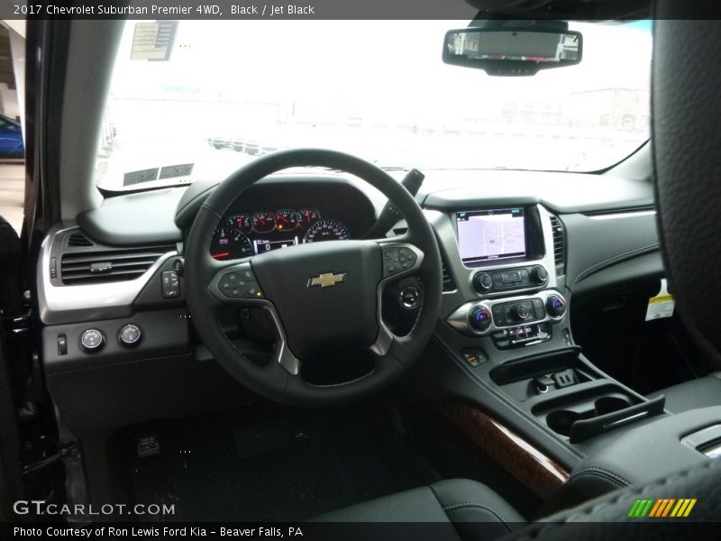 Black / Jet Black 2017 Chevrolet Suburban Premier 4WD