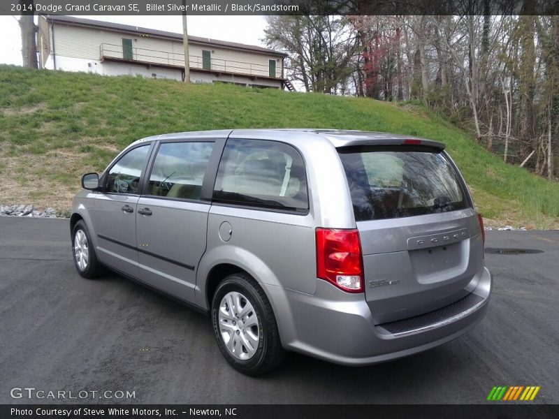 Billet Silver Metallic / Black/Sandstorm 2014 Dodge Grand Caravan SE