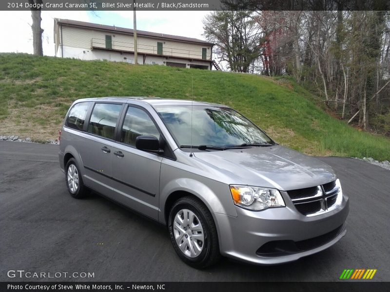 Billet Silver Metallic / Black/Sandstorm 2014 Dodge Grand Caravan SE