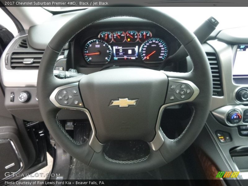 Black / Jet Black 2017 Chevrolet Suburban Premier 4WD