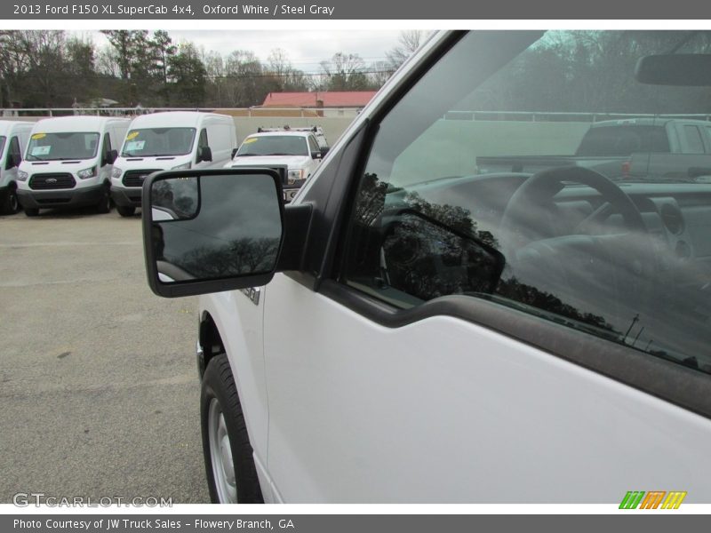 Oxford White / Steel Gray 2013 Ford F150 XL SuperCab 4x4