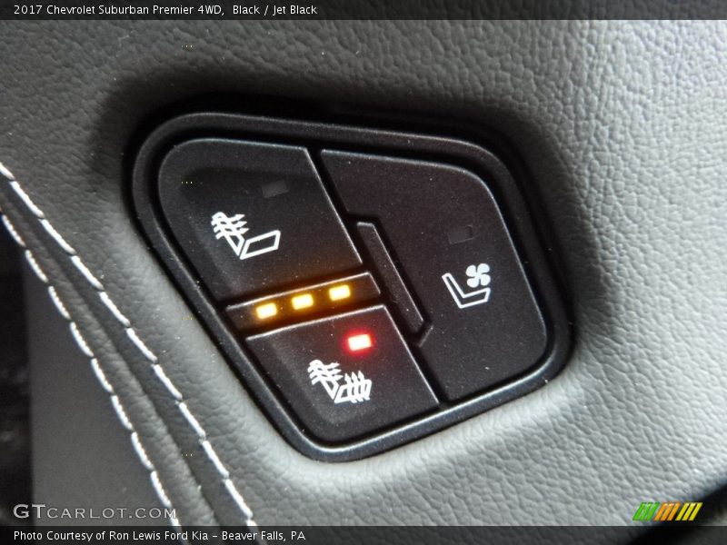 Black / Jet Black 2017 Chevrolet Suburban Premier 4WD
