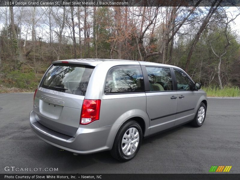 Billet Silver Metallic / Black/Sandstorm 2014 Dodge Grand Caravan SE
