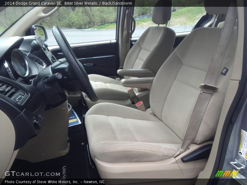 Billet Silver Metallic / Black/Sandstorm 2014 Dodge Grand Caravan SE