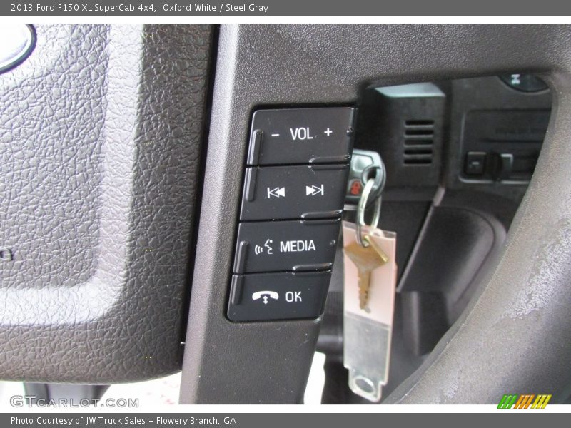 Oxford White / Steel Gray 2013 Ford F150 XL SuperCab 4x4