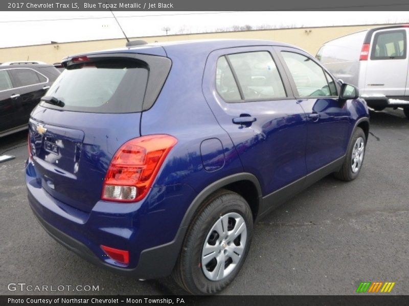 Blue Topaz Metallic / Jet Black 2017 Chevrolet Trax LS