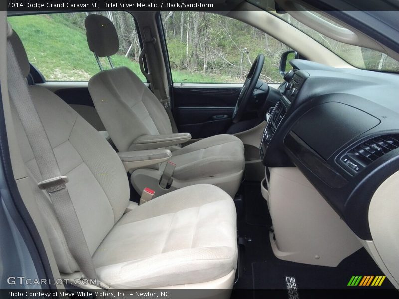Billet Silver Metallic / Black/Sandstorm 2014 Dodge Grand Caravan SE