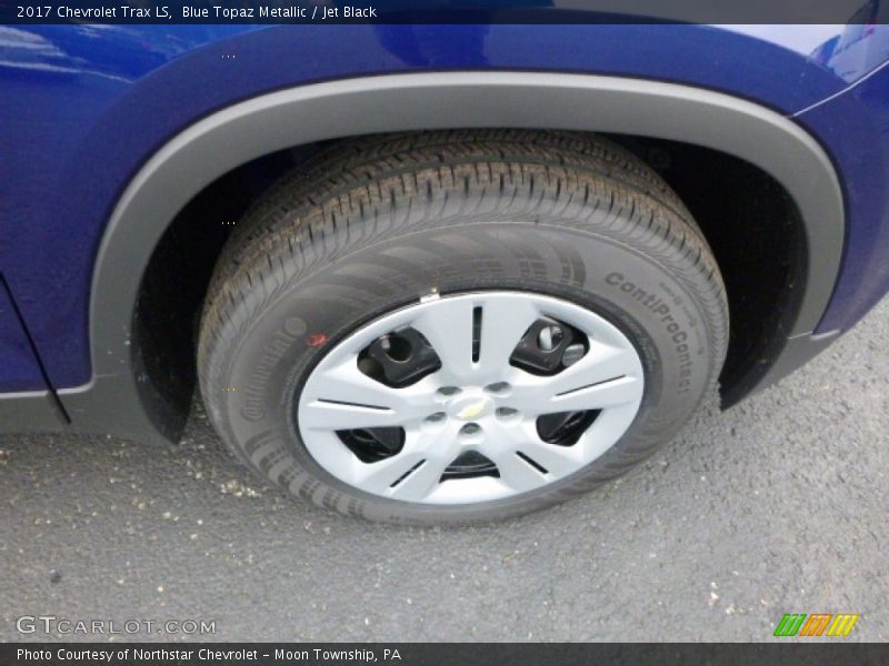 Blue Topaz Metallic / Jet Black 2017 Chevrolet Trax LS