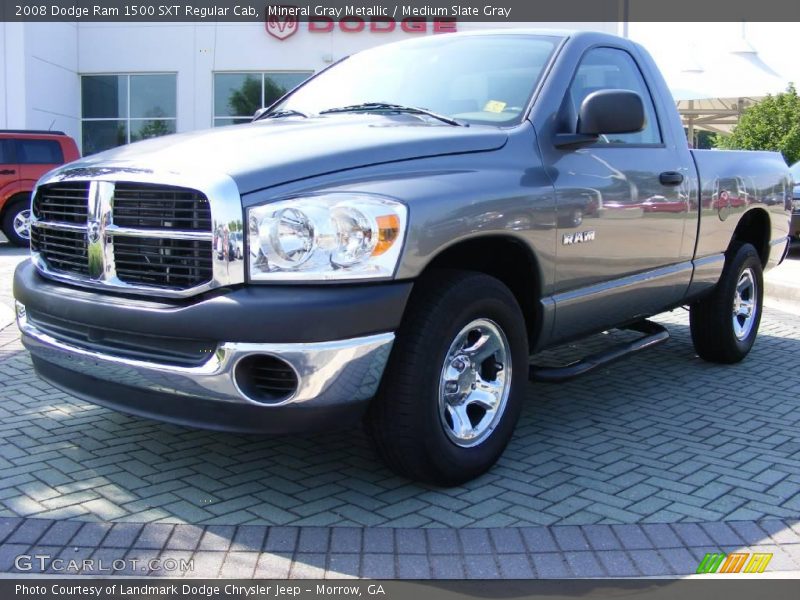Mineral Gray Metallic / Medium Slate Gray 2008 Dodge Ram 1500 SXT Regular Cab