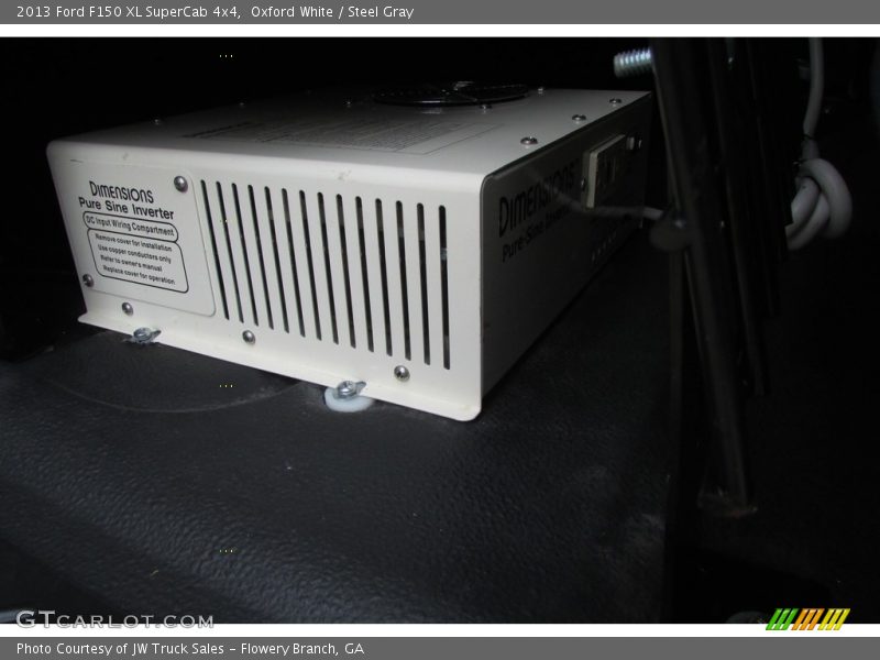 Oxford White / Steel Gray 2013 Ford F150 XL SuperCab 4x4