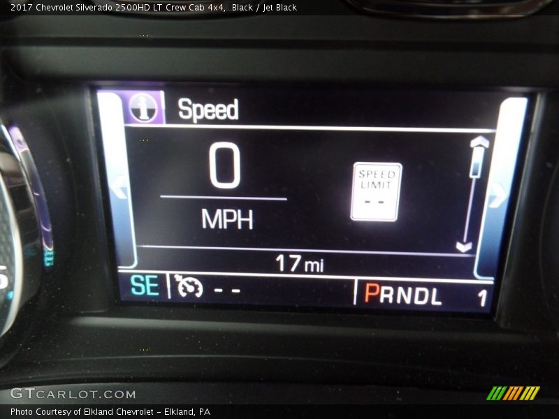 Black / Jet Black 2017 Chevrolet Silverado 2500HD LT Crew Cab 4x4