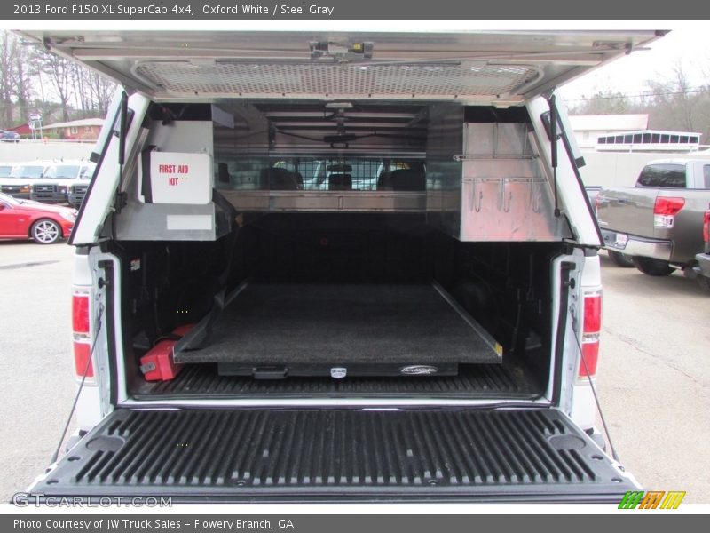 Oxford White / Steel Gray 2013 Ford F150 XL SuperCab 4x4