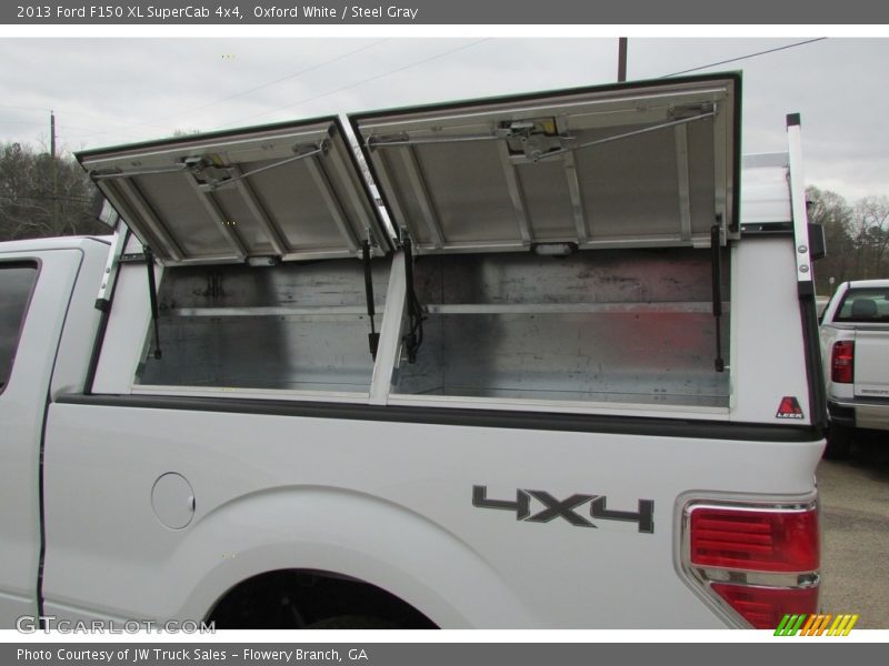 Oxford White / Steel Gray 2013 Ford F150 XL SuperCab 4x4