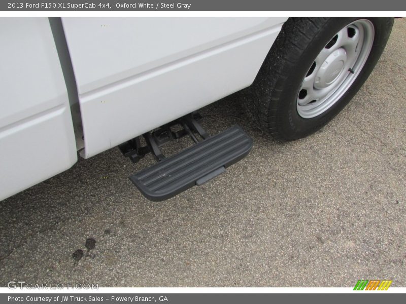 Oxford White / Steel Gray 2013 Ford F150 XL SuperCab 4x4